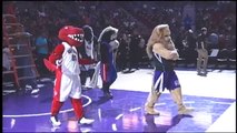 YouTube: mascotas y porristas de la NBA se enfrentaron en duelo de baile