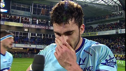 TOP14 - Clermont-Bayonne: Interview Charles Ollivon (BAY) - J19 - Saison 2014/2015