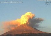 Popocatepetl Volcano Spews Cloud of Ash