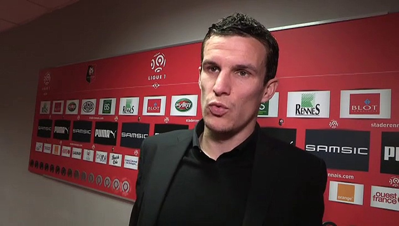 J28. SRFC / Metz : Réaction de Romain Danzé