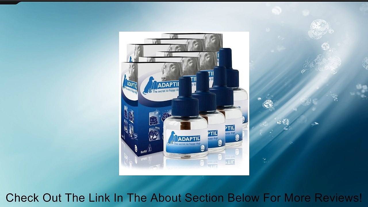 6 PACK ADAPTIL (D.A.P.) Dog Appeasing Pheromone REFILL (288mL) Review