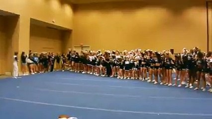 This girl is like a cheerleading ninja! Is this even possible