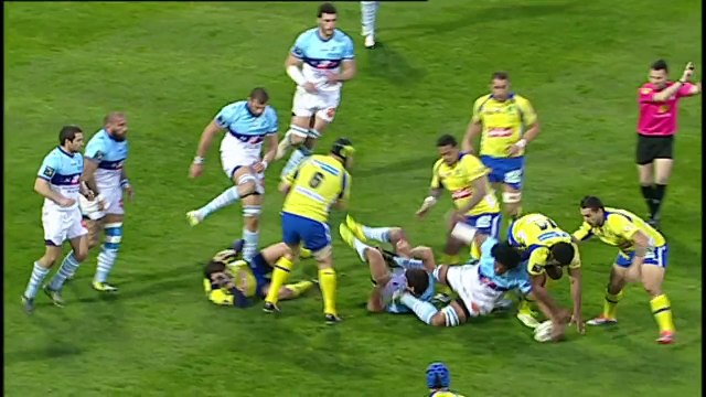 TOP14 - Clermont-Bayonne: Essai 1 Peceli Yato (CLE) - J19 - Saison 2014/2015