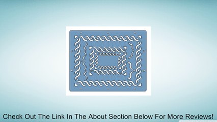 FISKARS ShapeBoss Embossing Stencil Set Rectangle Wave Review