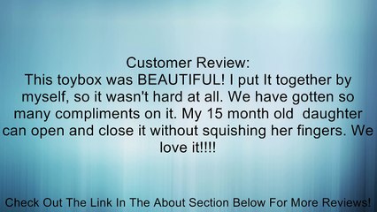 Personalized Limited Edition Cherry Toy Box Review