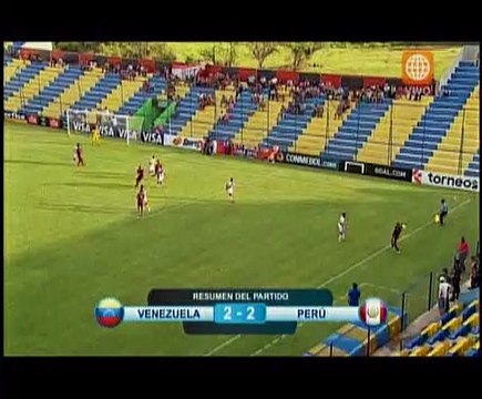 Selección Peruana Sub 17 empató 2-2 con Venezuela en el Sudamericano