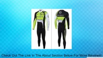N.F Mall Men's Long Sleeve Riding Clothes Suit Cycling Jersey pants Green Review