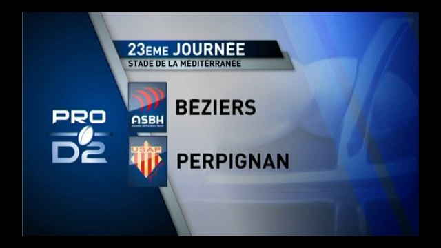 PRO D2 – Béziers - Perpignan: 17-20 - J23 – Saison 2014-2015