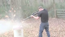 Rifles test - Explosion with the bullets [HD]