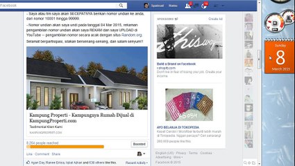 Pengumuman Pemenang Kontes FB KampungProperti.com