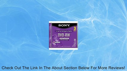 Sony 3DMW30R2H 8cm DVD-RW 30 min. with AccuCORE Technology, 3-Pack Review