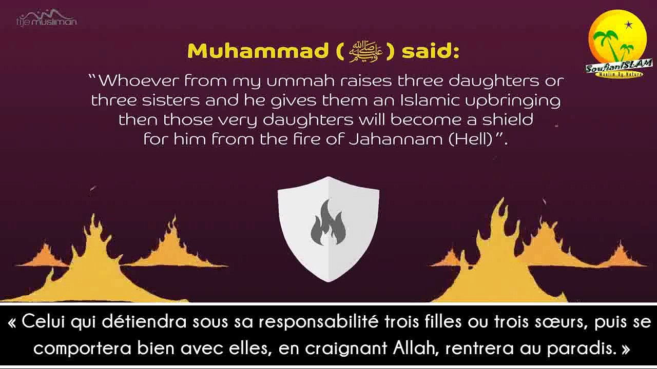 Statut de la femme en islam. En étant enfant, épouse et mère