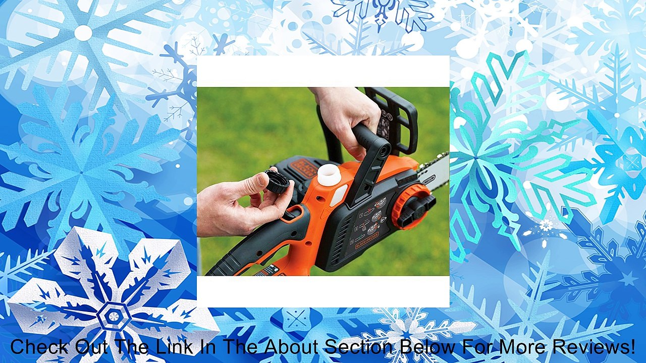 Black & Decker 40-volt Cordless Chainsaw Review