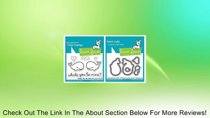 Lawn Fawn "Whale You Be Mine" Clear Stamp and Die Set Review