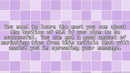 Tips To Incorporate Into Your Network Marketing Plan