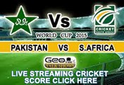 Pakistan vs South Africa Full Match online Highlights 7th March 2015 Pak vs South africa