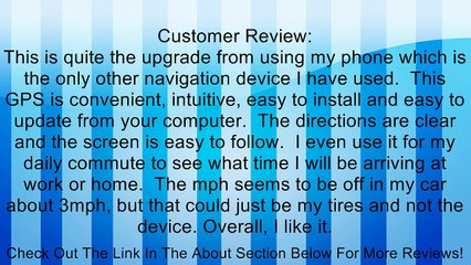 TomTom GO 60 S Portable Vehicle GPS Review