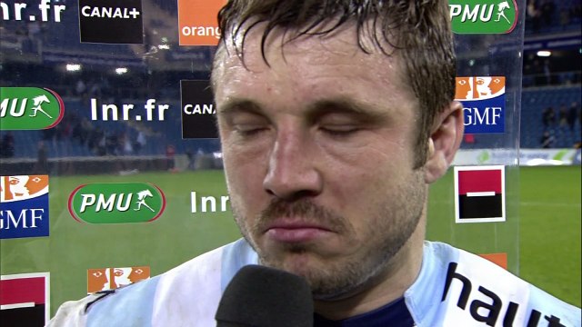 TOP14 - Racing-Grenoble: Interview Marc Andreu (RAC) - J19 - Saison 2014/2015