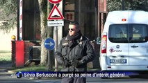 Dernier jour de travaux d'intérêt général pour Berlusconi
