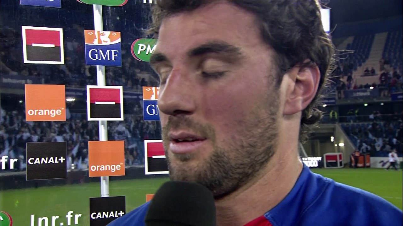 TOP14 - Racing-Grenoble: Interview Jonathan Wisniewski (GRE) - J19 - Saison 2014/2015