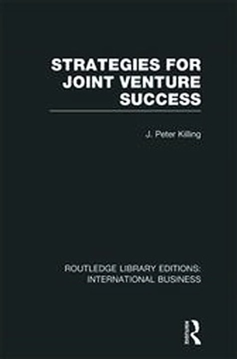 Download Strategies for Joint Venture Success RLE International Business ebook {PDF} {EPUB}
