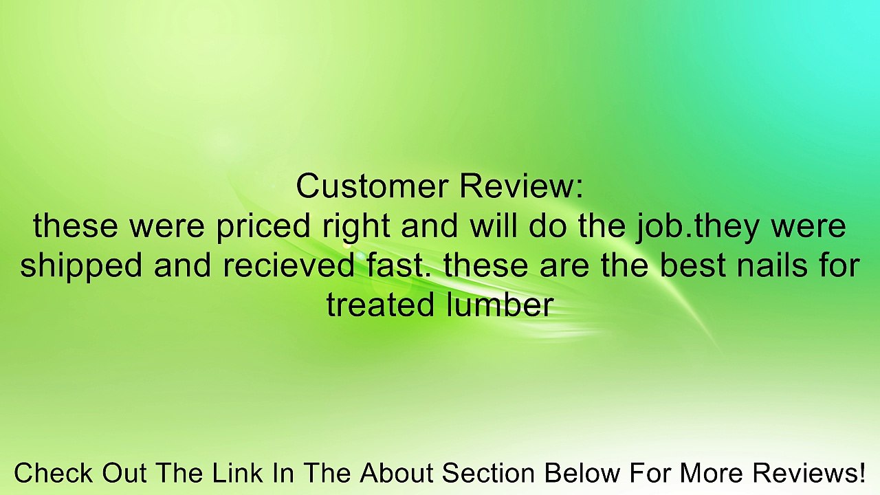 USP Structural Connectors NA9D-5MC, 10D by 1.5-Inch Hot Dip Galvanized Nails, 500-Count Review