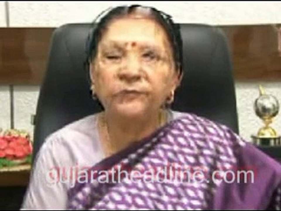 Gujarat CM Anandiben Patel message on International Womens Day