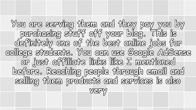 Best Online Jobs For College Students Anywhere Anytime