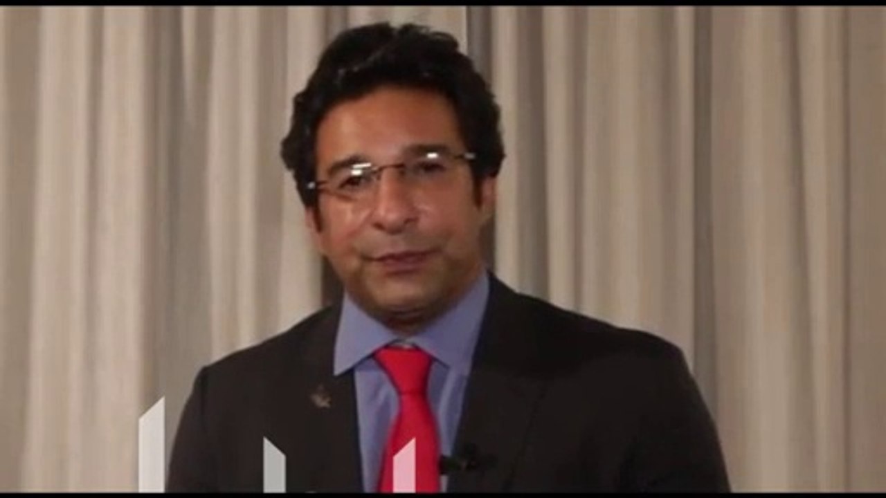 Waseem arkram Welcome Congratulations Pakistani Cricket Team  CC World Cup 2015 Video Dailymotion