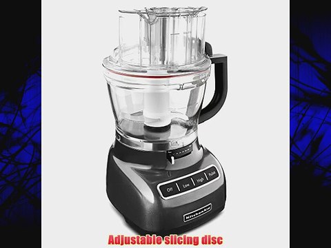 KitchenAid KFP1333QG 13-Cup Food Processor with ExactSlice System - Liquid Graphite