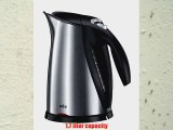 Braun WK600 Brushed Stainless Steel 7-Cup Electric Kettle 220-volt