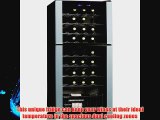 45 Bottle Dual Zone Thermoelectric Wine Refrigerator