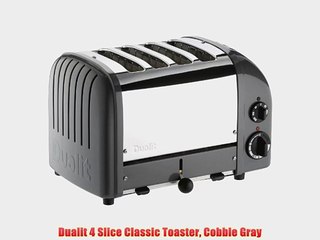 Dualit 4 Slice Classic Toaster Cobble Gray