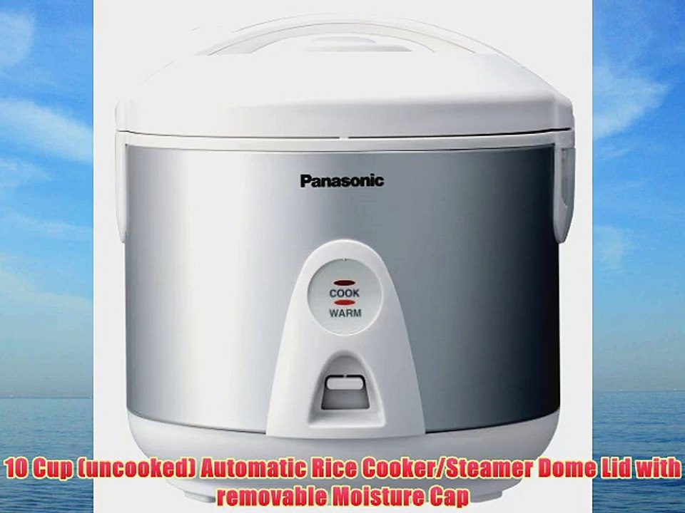Panasonic SR-TEG18 10-Cup (Uncooked) Rice Cooker/Warmer/Steamer with Domed Lid