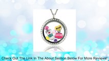 Mom's Favorite Things - Floating Charms Locket - Magnetic Pendant Necklace Heart Shaped, 6 Charms Review