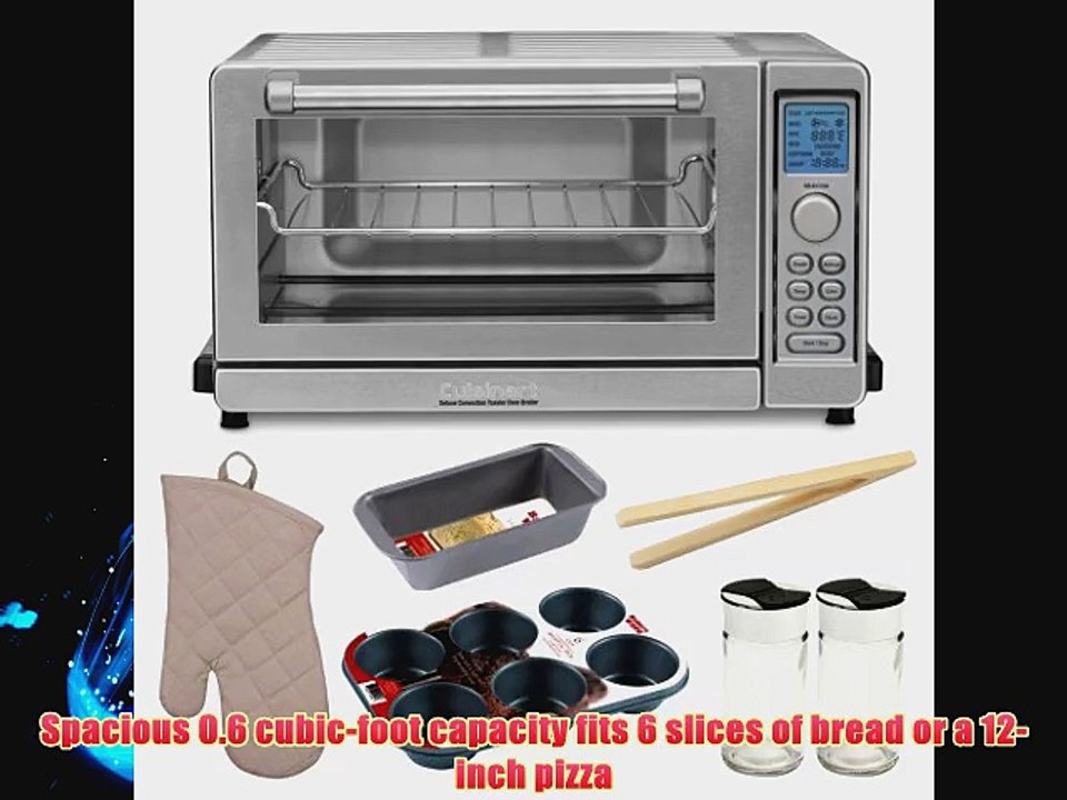 Cuisinart TOB-135 Deluxe Convection Toaster Oven Broiler with Baking Accessory Kit
