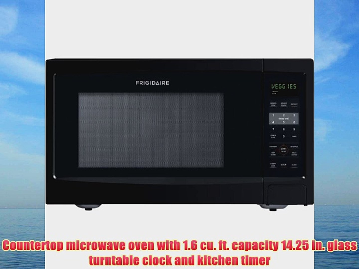 Frigidaire Ffce1638lb 1100 Watt Countertop Microwave 1 6 Cubic