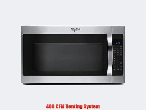 Whirlpool WMH53520CS 2.0 Cu. Ft. Stainless Steel Over-the-Range Microwave