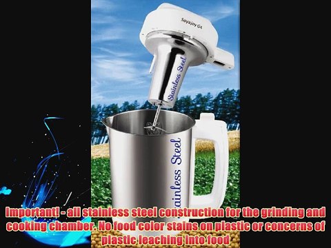 Soyajoy G4 Soy Milk Maker and Soup Maker - with All Stainless Steel Inside - New Model