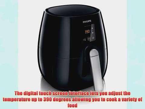 Philips HD9230/26 Digital AirFryer with Rapid Air Technology Black