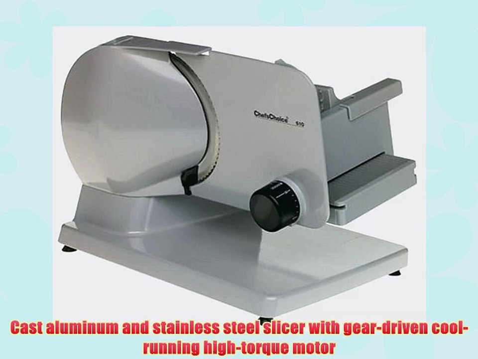 EdgeCraft 610 Chef's Choice Premium Electric Food Slicer