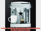 KRUPS XP6180 Full Stainless Steel Twin Thermo Block Professional Espresso Machine Silver