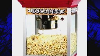 Great Northern Popcorn Red Pasadena 8 Ounce Bar Style Antique Popcorn Machine