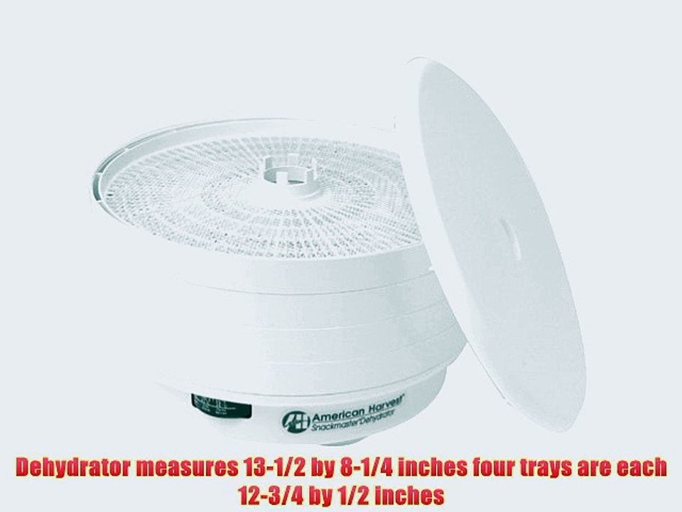Nesco American Harvest FD-50 Snackmaster Pro 4-Tray Dehydrator