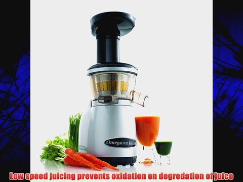 Omega VRT350 Heavy Duty Dual-Stage Vertical Single Auger Low Speed Juicer