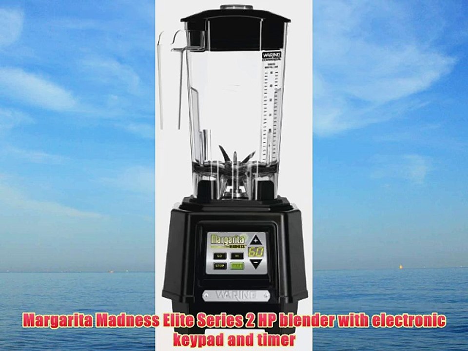 Waring Commercial MMB160 Margarita Madness Elite Series Blender with Electronic Keypad and