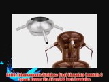 Buffet Enhancements Stainless Steel Chocolate Fountain 3 Spouts Topper fits 35 and 40 Inch
