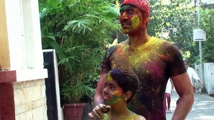 Grand Holi Party at Javed Akhtar's House