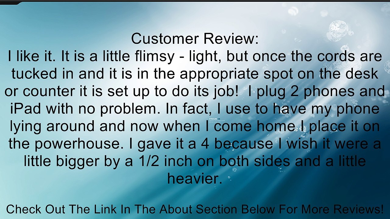 Avantree Powerhouse Universal Multi-device USB Desktop Charger / Charging Station 5V/4.5A, Fast Charging, for Smartphones, Tablets,iPad, iPhone and Other Devices (White) Review