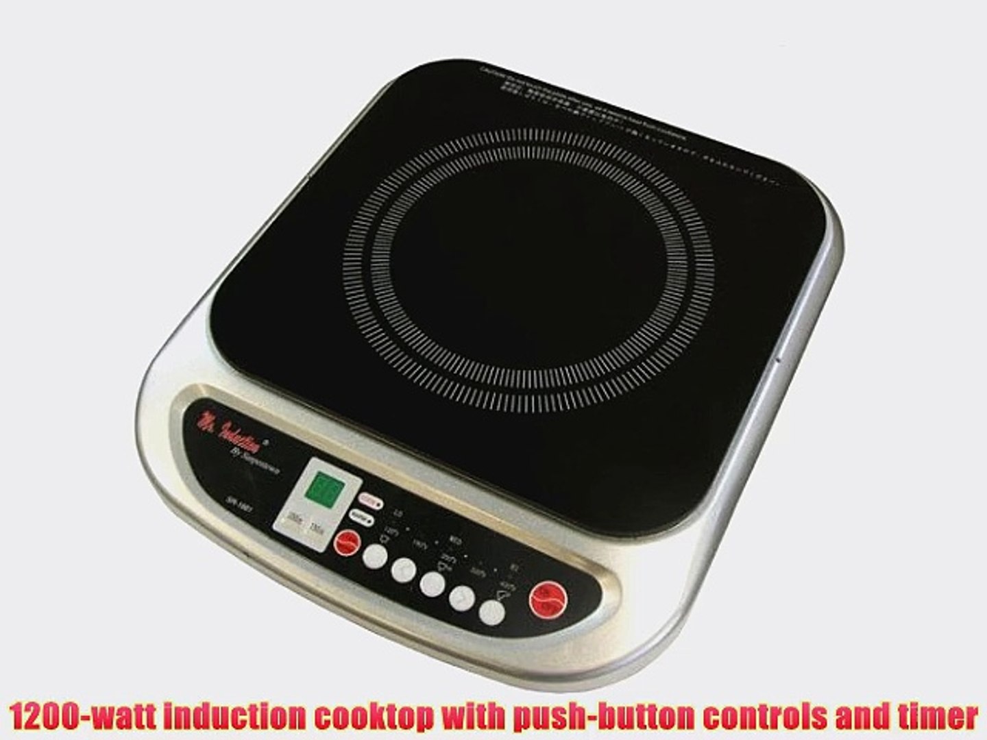 Sunpentown Sr 1881s 1200 Watt Countertop Induction Cooktop Silver